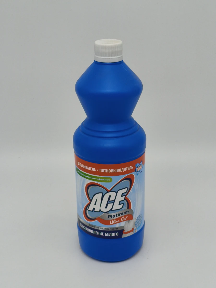 Отбеливатель ACE-GEL Platinum (восстановление белого) 1л. Отбеливатель ACE-GEL Platinum (восстановление белого) 1л.
