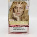 Крем-краска для волос L*OREAL Excellence №9.3 (очень светло-русый, золотистый) 72+48+12+60 мл.