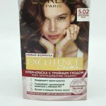 Крем-краска для волос L*OREAL Excellence №5.02 (обольстительный каштан) 72+48+12+60 мл.