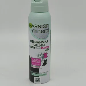 Антиперспирант GARNIER mineral Невидимая защита (против пятен, цветочная свежесть) 150 мл.