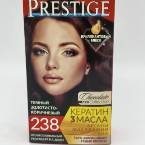 Крем-краска для волос Prestige №238 (темный золотисто-коричневый) 50+50+15 мл.