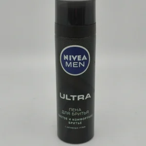 Пена для бритья NIVEA Men ultra (с активным углем) 200 мл.