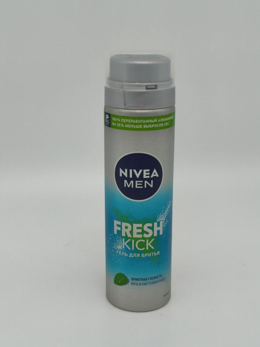 Гель для бритья NIVEA Men Fresh kick (мята и кактусовая вода) 200 мл. Гель для бритья NIVEA Men Fresh kick (мята и кактусовая вода) 200 мл.