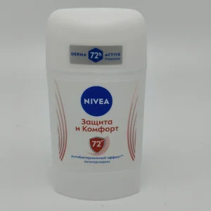 Антипенрспирант стик NIVEA защита и комфорт (с антибактериальным эффектом) 50 мл.