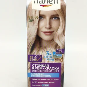 Крем-краска для волос Палетт №10-49 (розовый блондин) 50+50+10 мл.