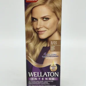 Крем-краска для волос Wellaton №8/03 (есенно-русо) 50+50+10 мл.