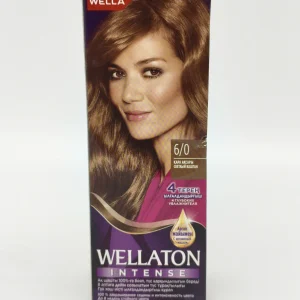 Крем-краска для волос Wellaton №6/0 (светлый каштан) 50+50+10 мл.