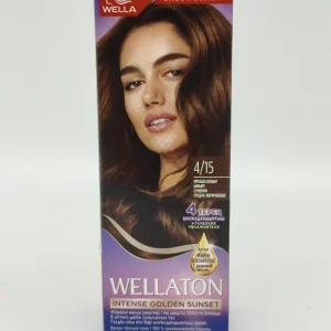 Крем-краска для волос Wellaton №4/15 (сумерки средне-коричневые) 50+50+10 мл.