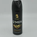 Антиперспирант мужской Q*MEN (экстракт восточных трав и чайного дерева) 200 мл.