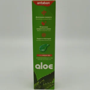 Зубная паста ANTABAX aloe (освежающая и восстанавливающая) 100 мл.