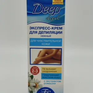 Крем для депиляции DEEP с экстрактом ромашки (для чувствительной кожи) 100 мл.