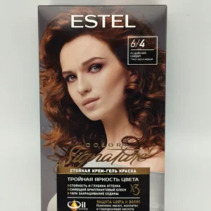 Крем-краска для волос ESTEL Signature №6/4 (индийский сандал) 2х60+2х15+2х10 мл.