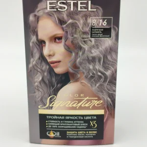 Крем-краска для волос ESTEL Signature №8/16 (лакричная карамель) 2х60+2х15+2х10 мл.