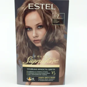 Крем-краска для волос ESTEL Signature №8/7 (ваниль) 2х60+2х15+2х10 мл.
