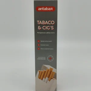 Зубная паста ANTABAX tabaco (от запаха и налета от табака) 100 г.