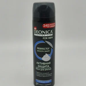 Пена для бритья DEONICA Men активная защита (с активным углем) 240 мл.