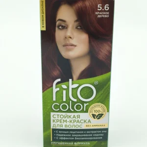 Крем-краска для волос FITO COLOR №5.6 (красное дерево) 50+50+15 мл.