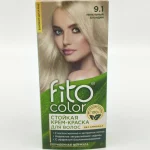 Крем-краска для волос FITO COLOR №9.1 (пепельный блондин) 50+50+15 мл.