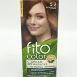 Крем-краска для волос FITO COLOR №5.3 (золотистый каштан) 50+50+15 мл.