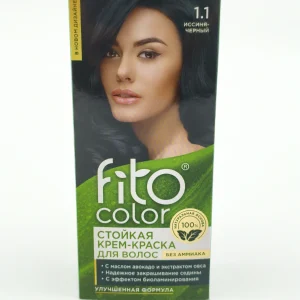 Крем-краска для волос FITO COLOR №1.1 (иссиня-черный) 50+50+15 мл.
