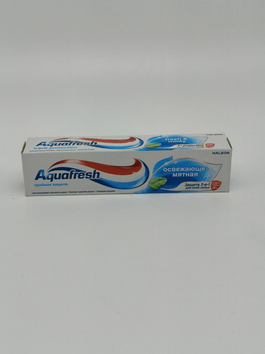 Зубная паста AQUAFRESH (освежающе-мятная) 50 мл. Зубная паста AQUAFRESH (освежающе-мятная) 50 мл.
