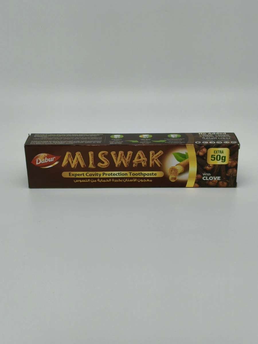 Зубная паста DABUR Miswak (120+50, с экстрактом дерева Арак и гвоздики) 170 г. Зубная паста DABUR Miswak (120+50, с экстрактом дерева Арак и гвоздики) 170 г.