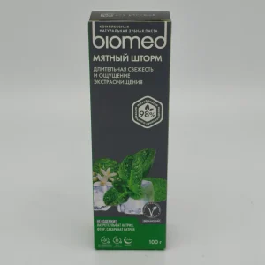 Зубная паста BIOMED мятный шторм (не содержит: натрий и фтор) 100 мл.