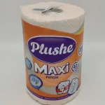Полотенца бумажные Plushe Maxi (рулон под втулку, 200 листов 20х22см.,) 1шт.