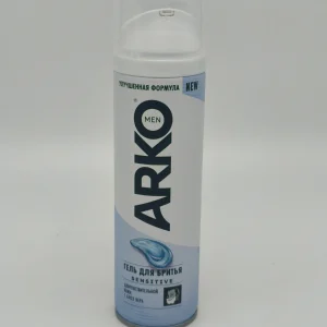 Гель для бритья ARKO Men sensitive (для чувствительной кожи с алоэ) 200 мл.