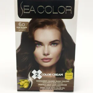 Крем-краска для волос SEA COLOR №6.0 (шатен) 2х50+75+10 мл.