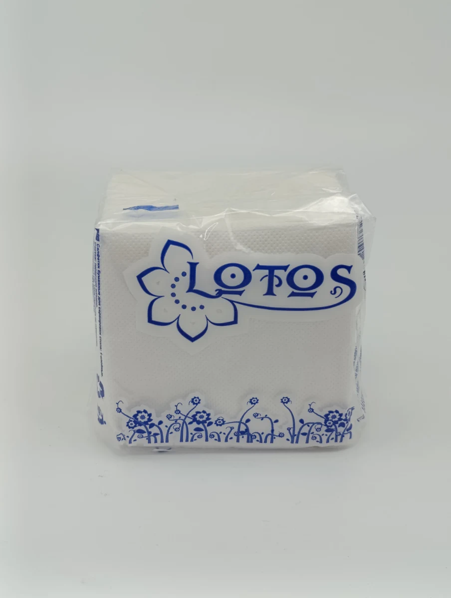 Салфетки бумажные LOTOS (белые) Салфетки бумажные LOTOS (белые)