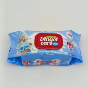 Влажные салфетки Angel care с клапаном (детские) 120 шт.