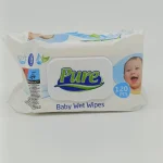 Влажные салфетки Pure с клапаном (детские) 120 шт.